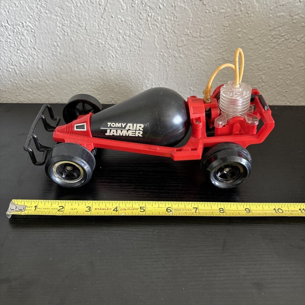 vintage 1980s Tomy Air Jammer Road Rammer compressed air toy car
